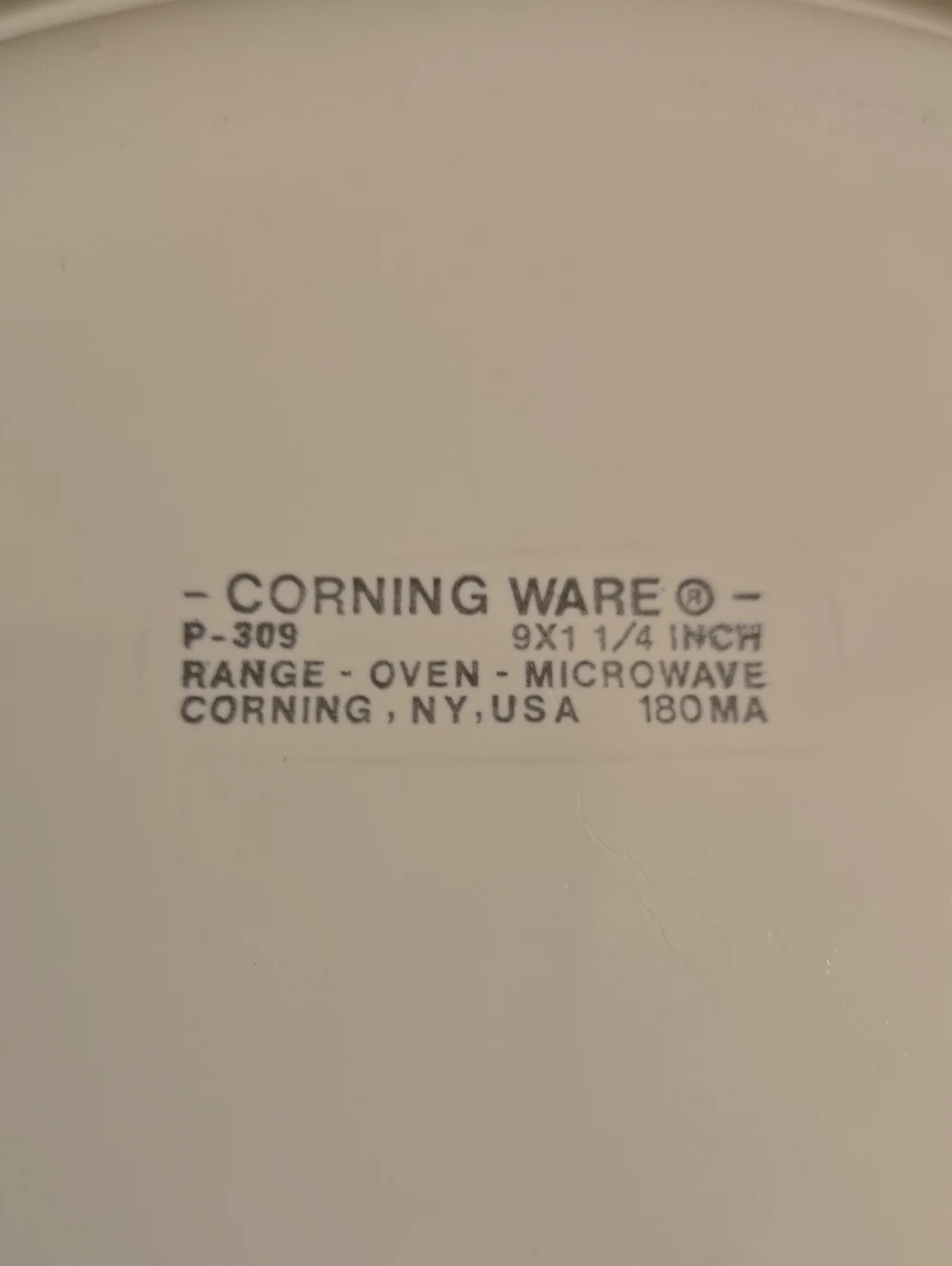 Vintage Corning Ware Pie Plate With Carrier Cornflower Pattern